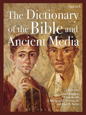 cover image of The Dictionary of the Bible and Ancient Media